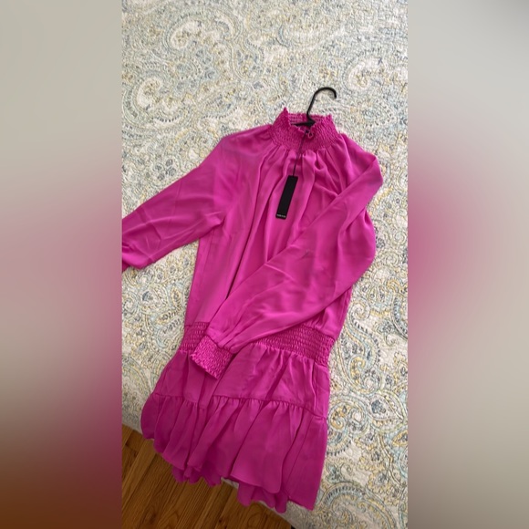 NWT Revolve Krisa dress barbiecore - Picture 5 of 9